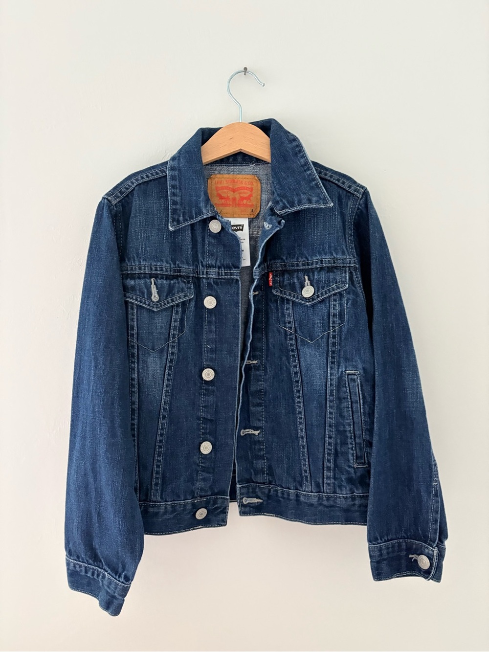 Levi's Dark Blue Denim Jacket for Kids